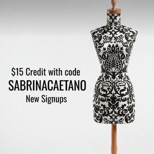 Code SABRINACAETANO first $15 Credit